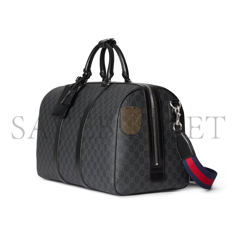 GUCCI GG BLACK MEDIUM DUFFLE BAG 792074 (45*30*24.5cm) GUCCI GG BLACK MEDIUM DUFFLE BAG 792074 (45*30*24.5cm)